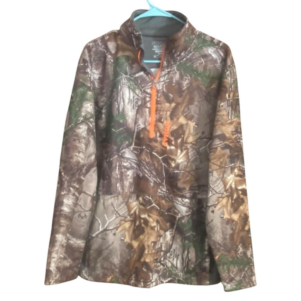 NOMAD x Realtree Camo 1/4 Zip Hunting Pullover Mens M